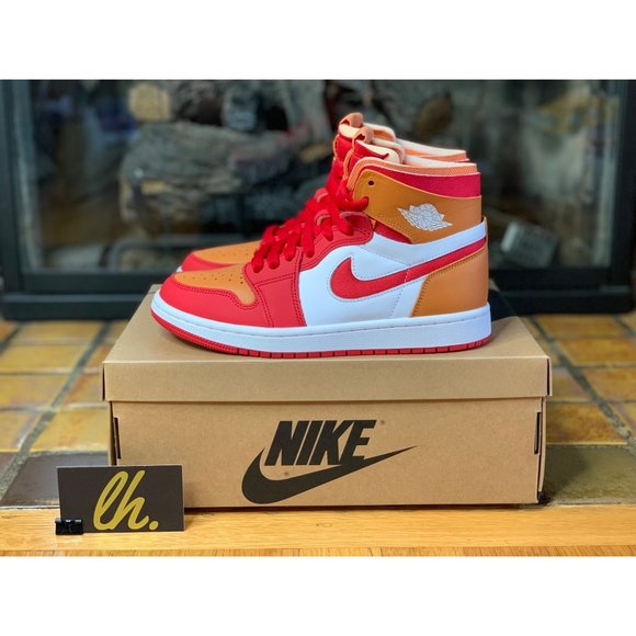 Jordan Shoes - Size 6.5w Air Jordan 1 Retro High Zoom CMFT “Hot Curry” Athletic Basketball Shoe